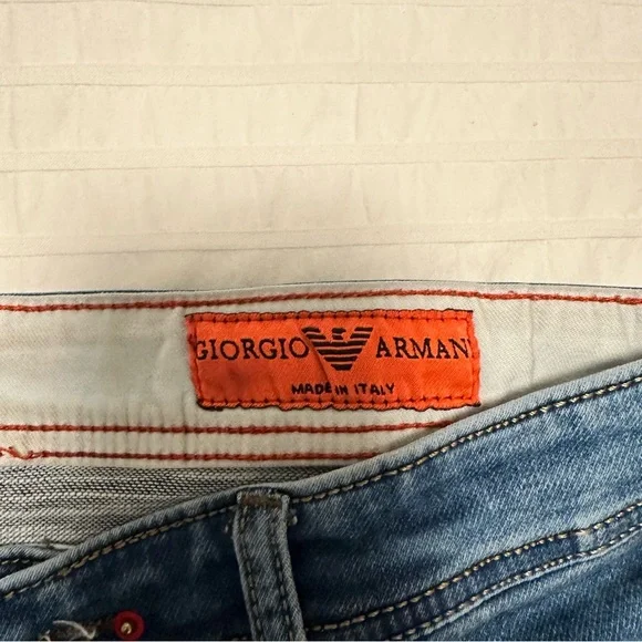 Armani jeans Blue Straight Jeans - Picture 5 of 9